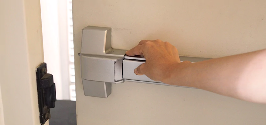 Roller Gate Panic Bar Installation in Pelham Bay, New York